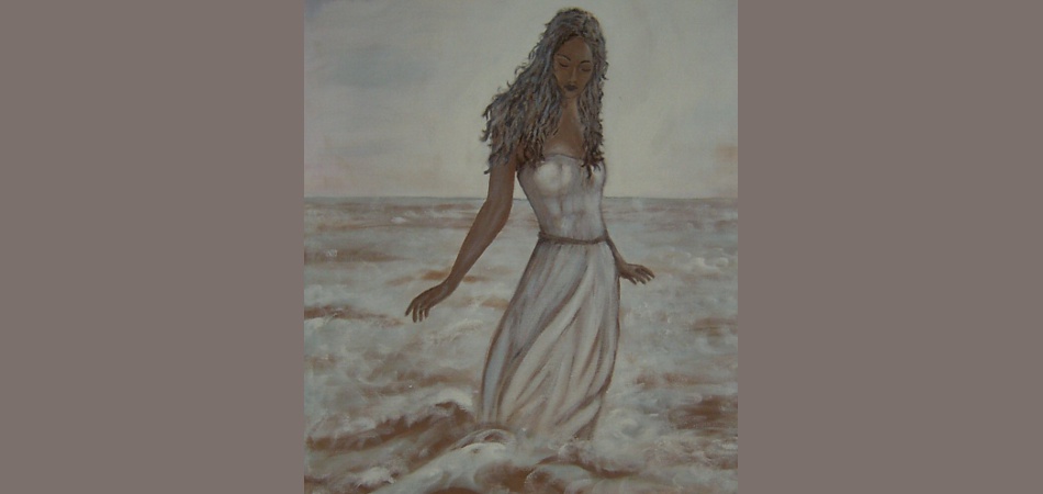 " Mädchen im Meer "  (Girl in the SEA)